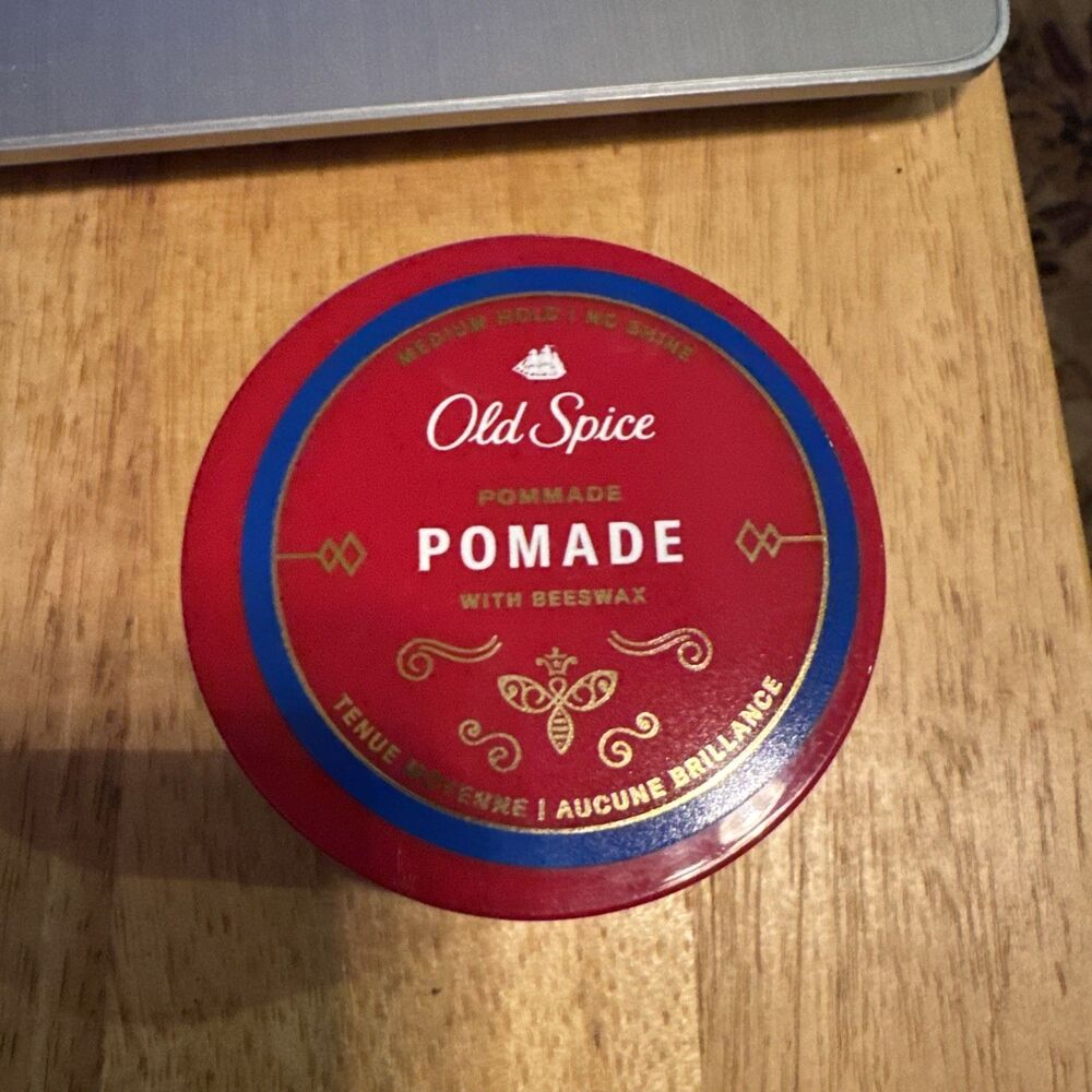 Old Spice POMADE with Beeswax, Medium Hold/No Shine, 2.22oz